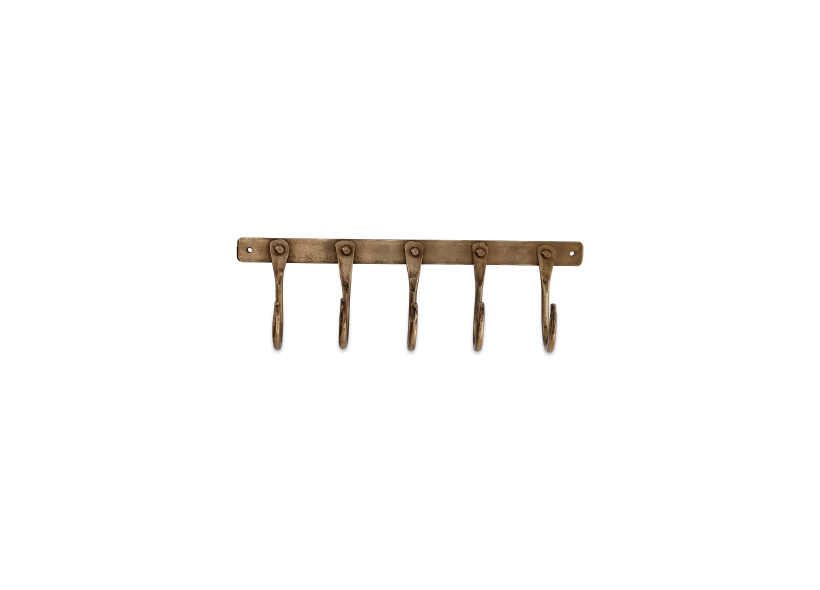 Kuna Iron Hooks - Antique Brass