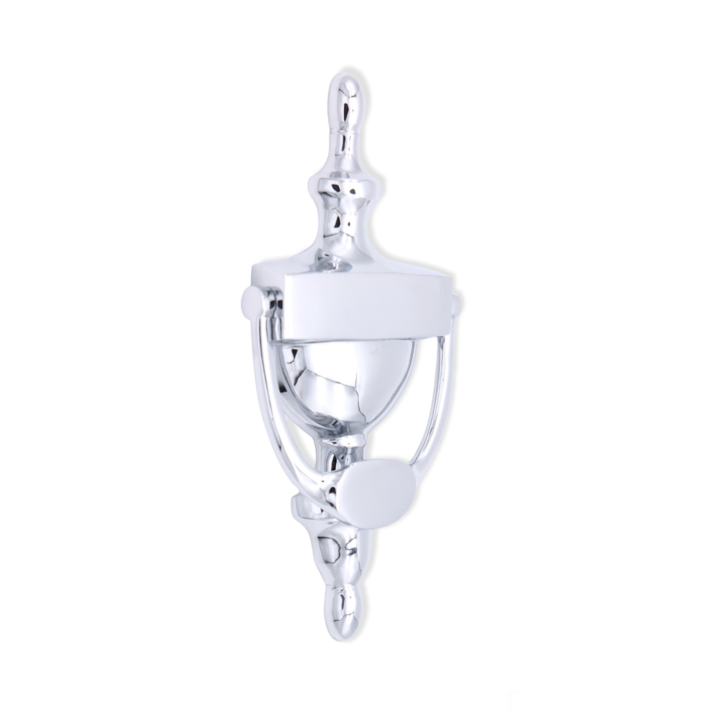 Victorian Door Knocker Polished Chrome Home Decor