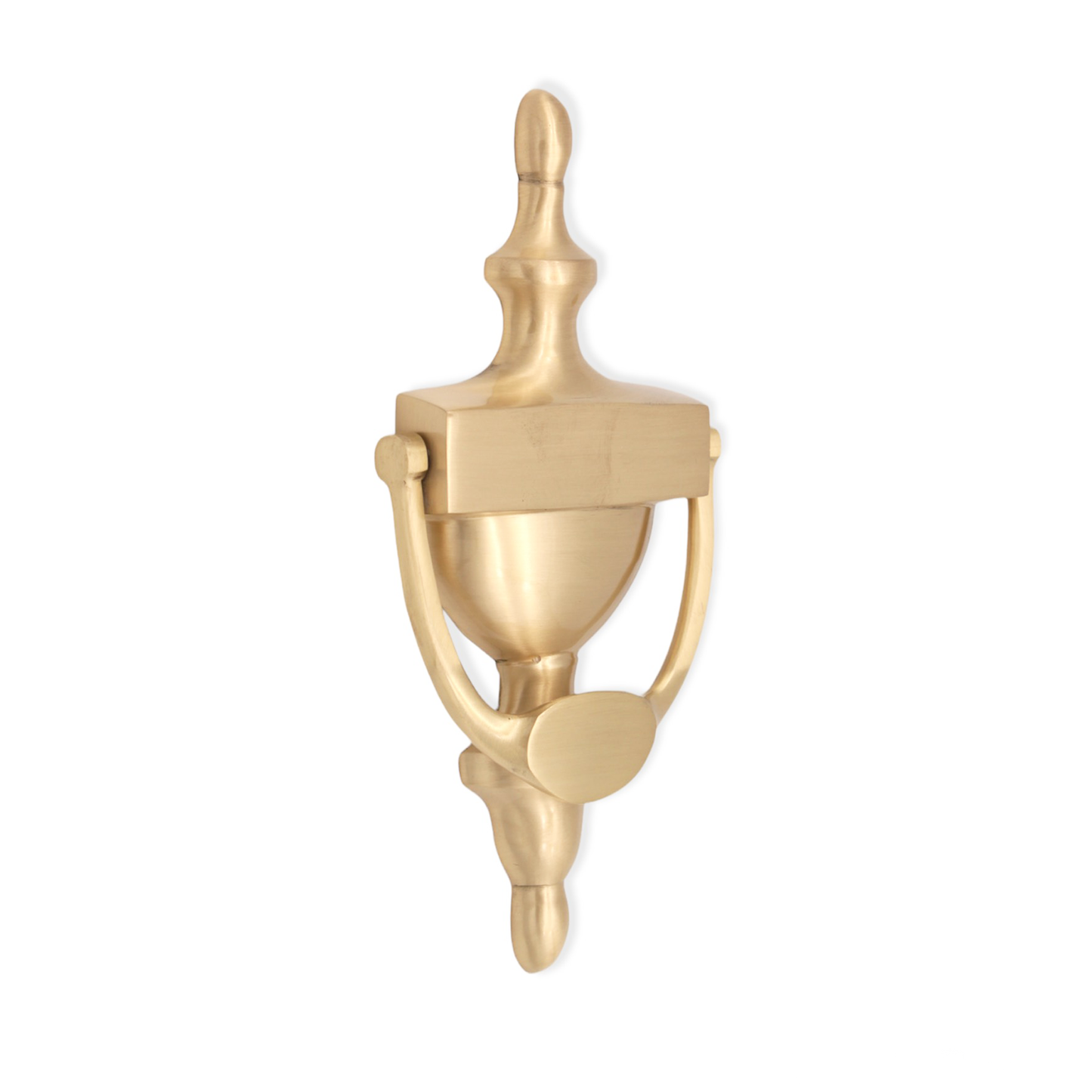 Victorian Door Knocker Satin Brass Home Decor