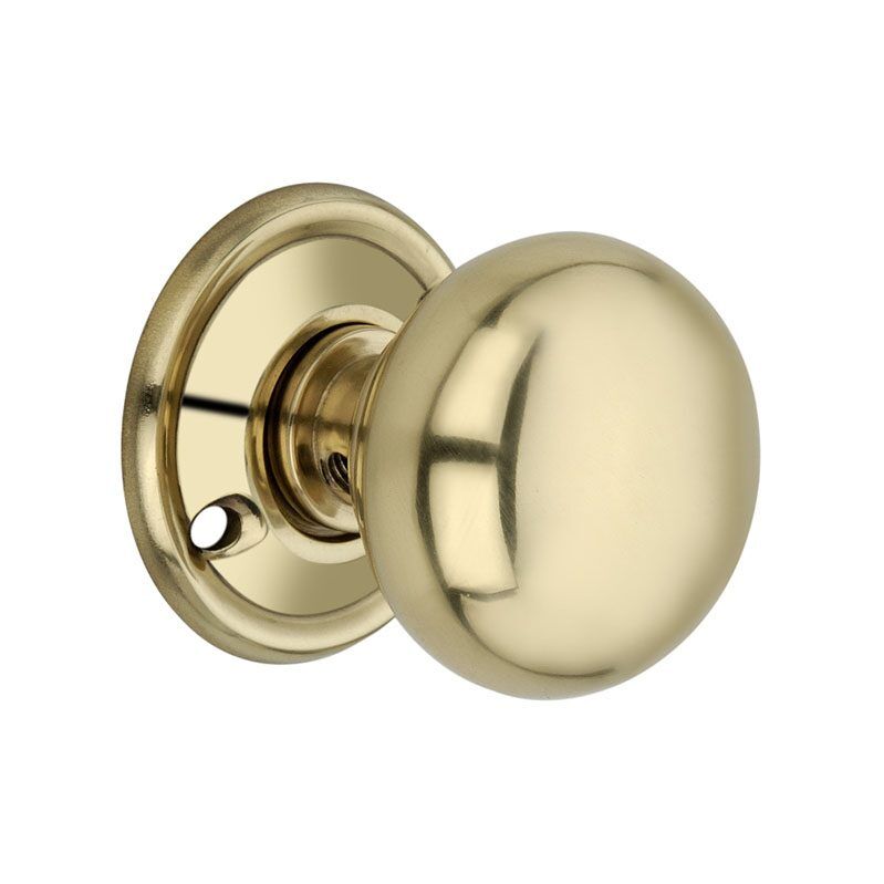 Polished Brass Door Knob Home Decor