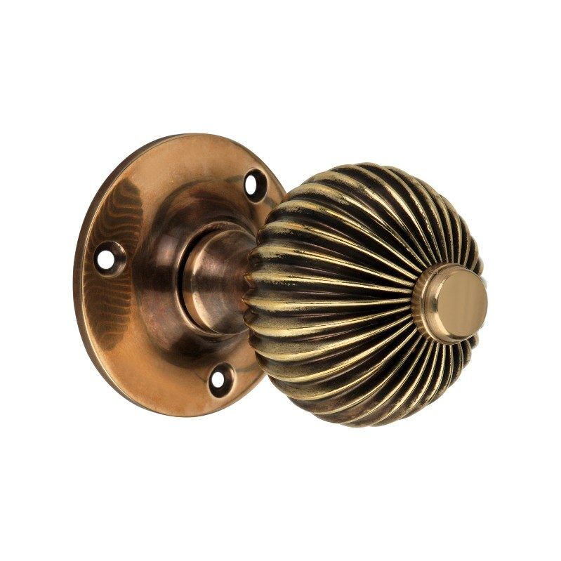 Regency Door Knob Aged Brass Home Decor