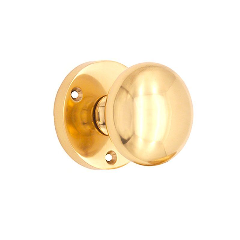 Victorian Door Knob Polished Brass Home Decor