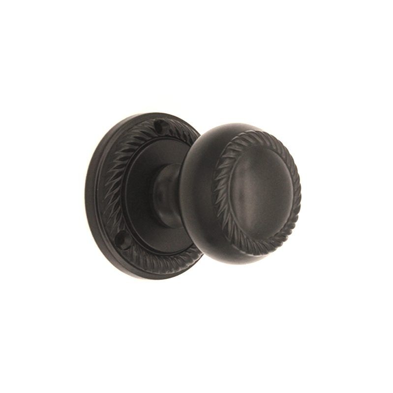 Matt Black Georgian Door Knob Home Decor