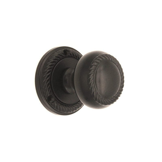 Matt Black Georgian Door Knob Home Decor