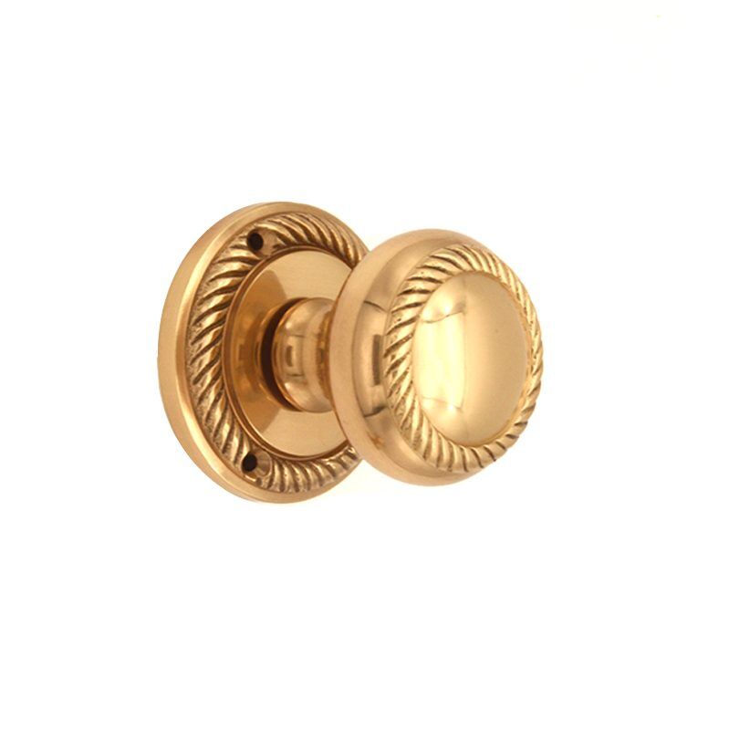Georgian Door Knob Polished Brass Home Decor
