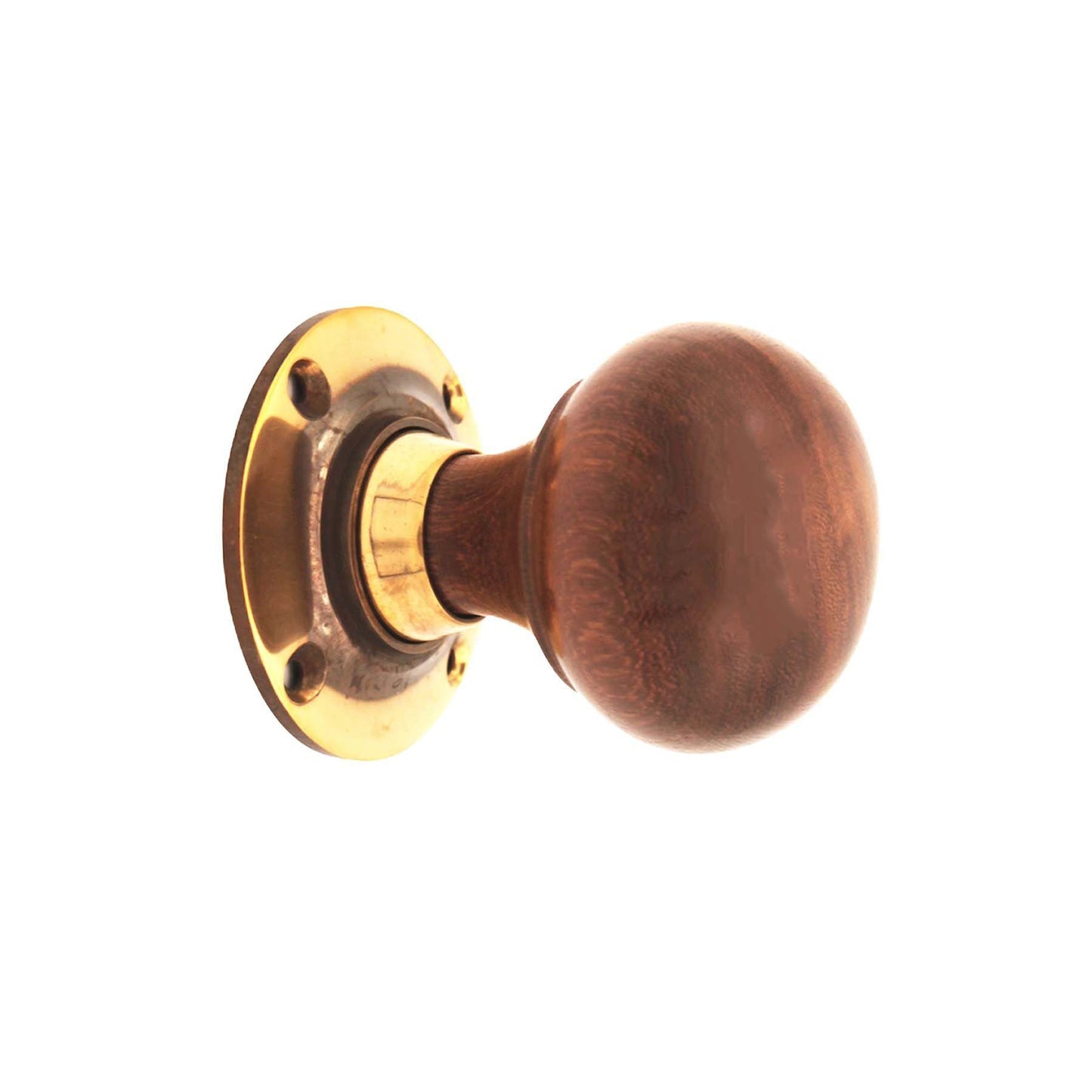 Rosewood Bun Door Knob Home Decor