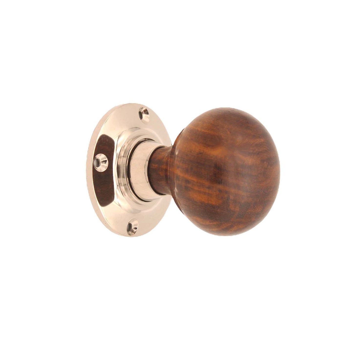 Rosewood Bun Door Knob Home Decor