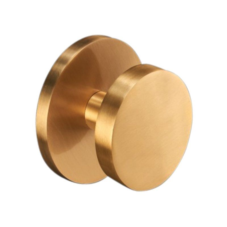 Satin Brass Centre Door Knob Home Decor