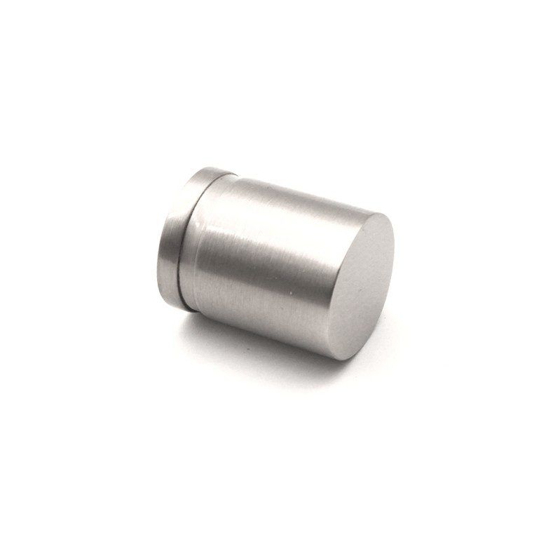 Cylinder Cupboard Pull Satin Silver Home Decor