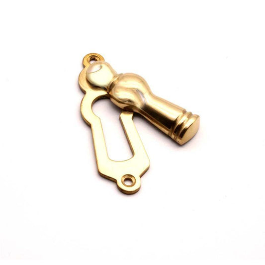 Lady Escutcheon Polished Brass Home Decor