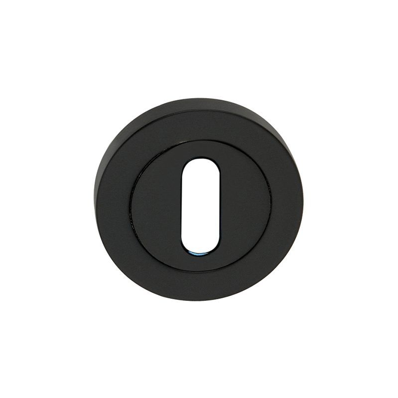 Matt Black Oval Standard Escutcheon Home Decor