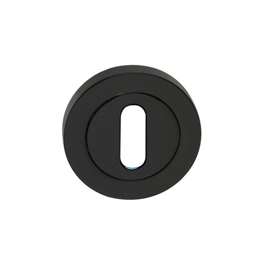 Matt Black Oval Standard Escutcheon Home Decor