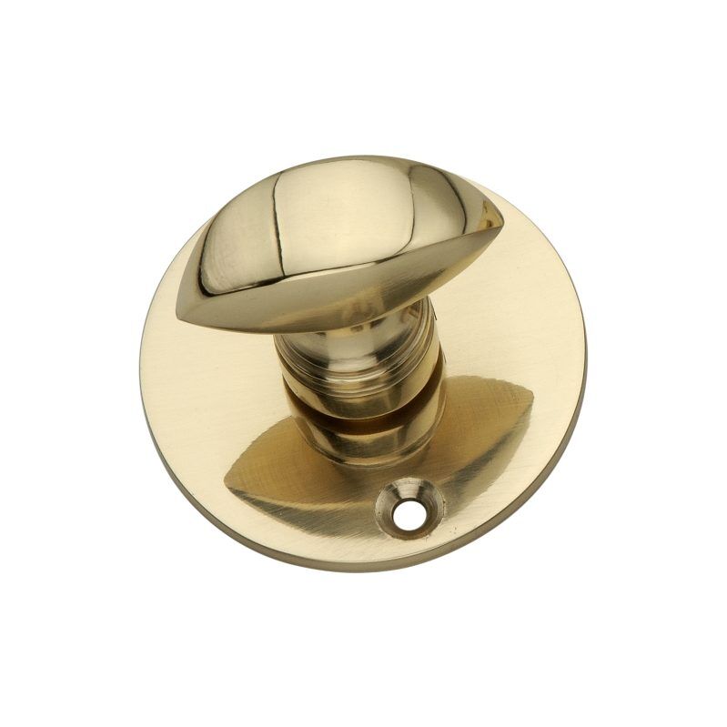 Lady Turn & Release Polished Brass Home Decor