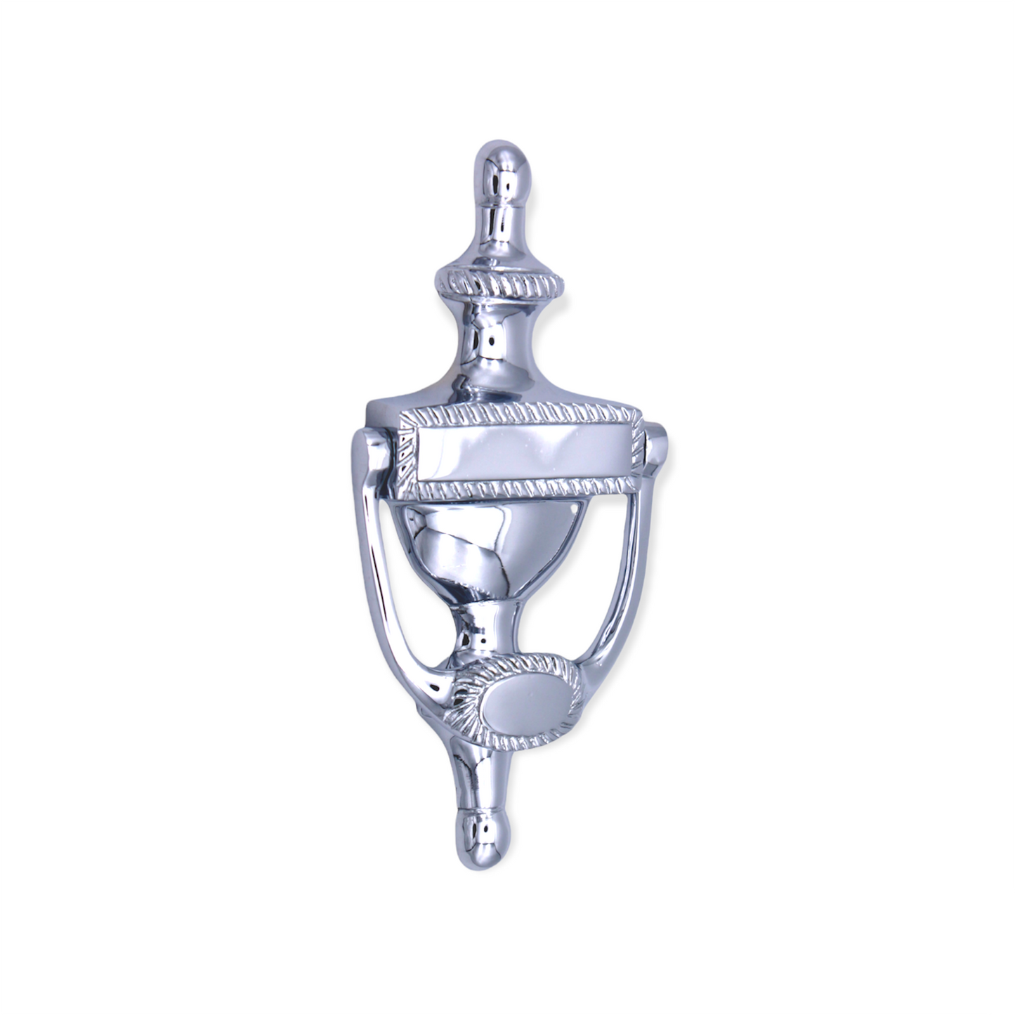 Polished Chrome Georgian Door Knocker Home Decor