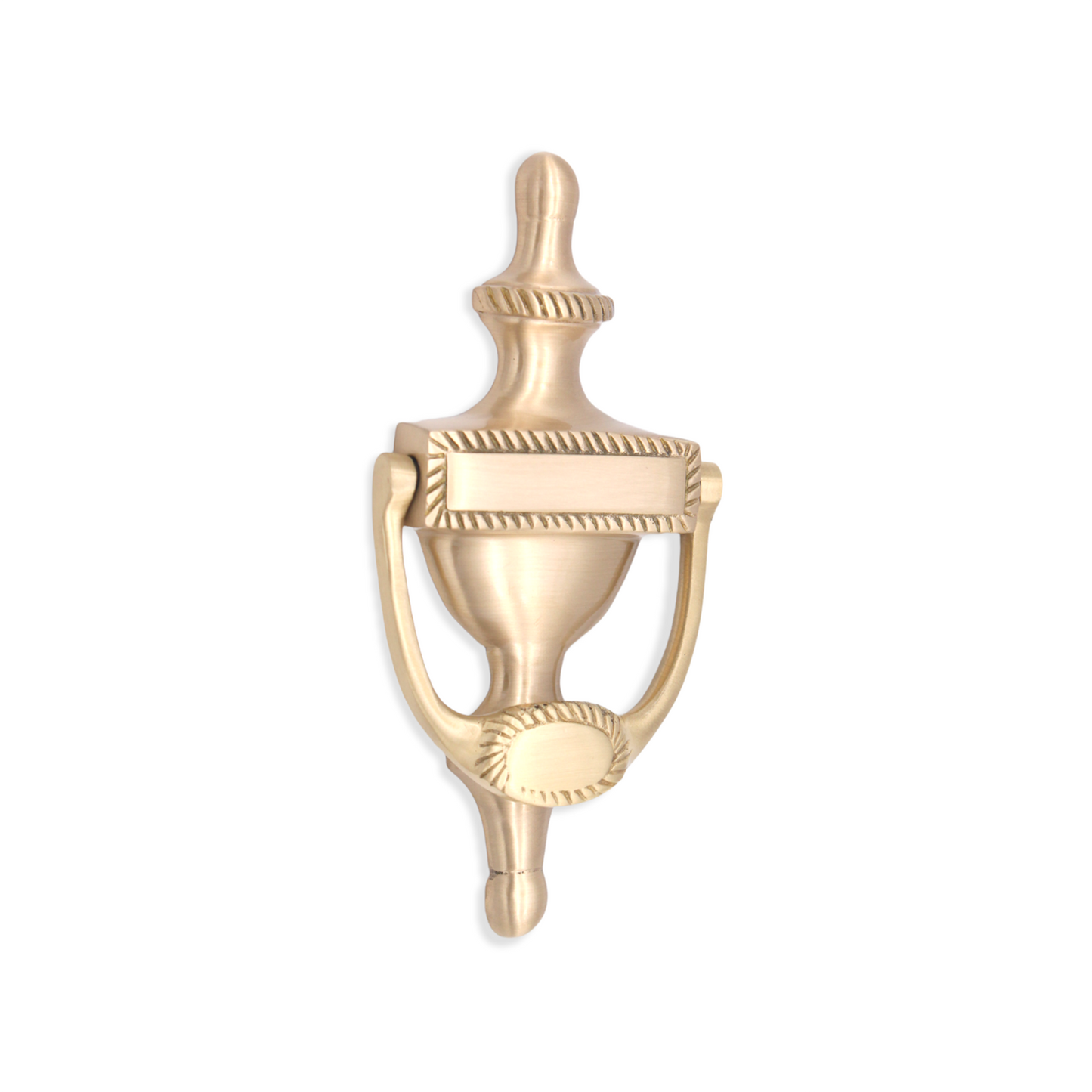 Satin Brass Georgian Door Knocker Home Decor