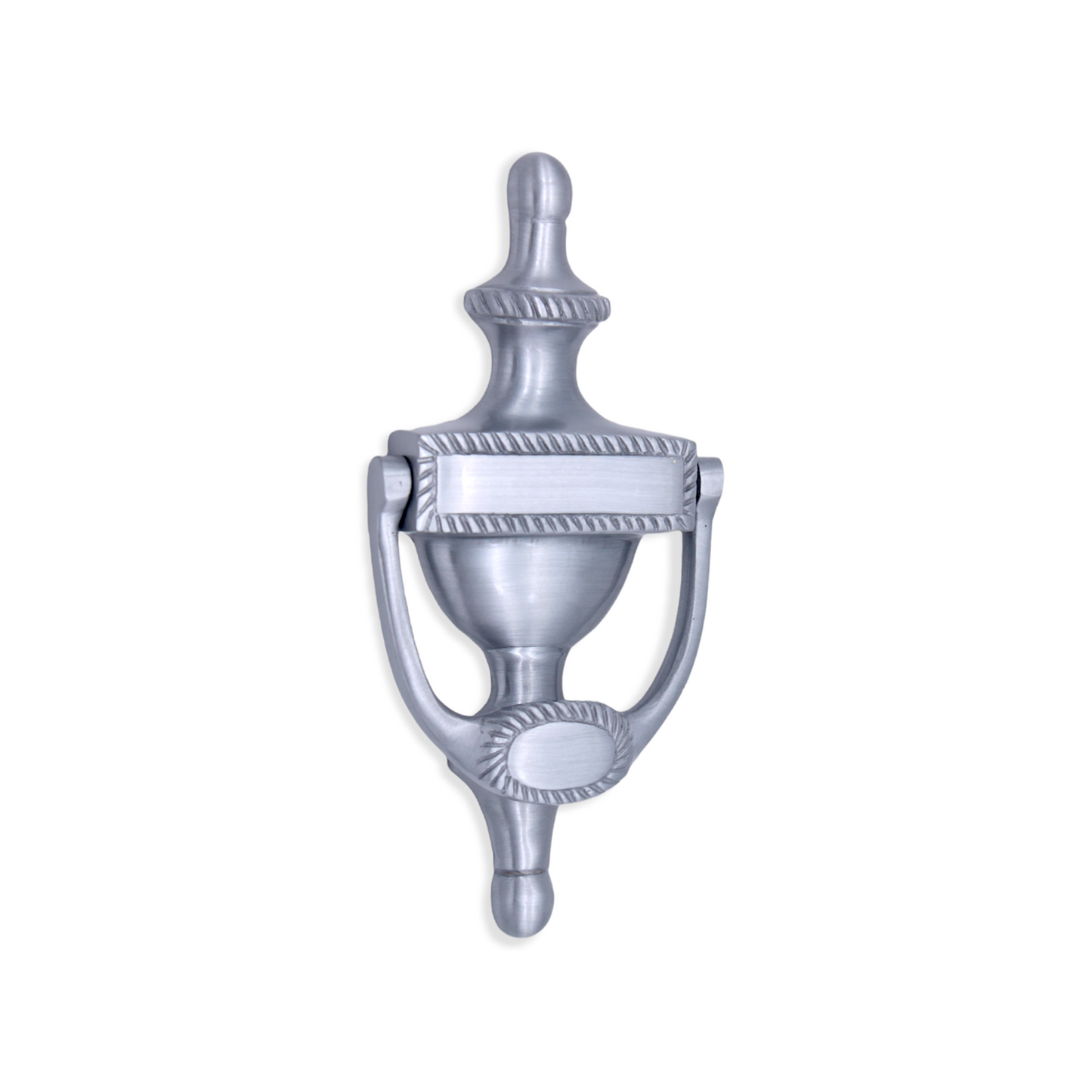 Satin Chrome Georgian Door Knocker Home Decor