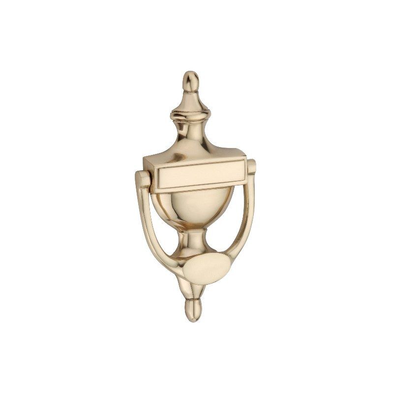 Victorian Door Knocker Polished Brass Home Decor