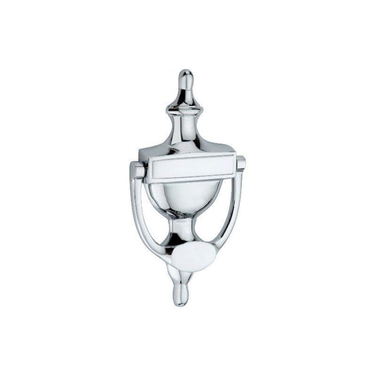 Victorian Door Knocker Polished Chrome Home Decor