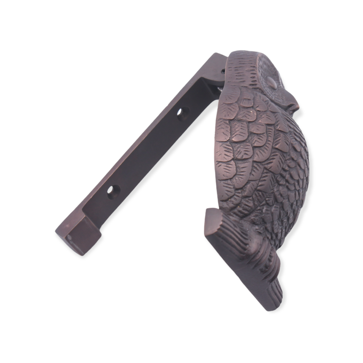 Heurtoir de porte Hibou Bronze Vieilli