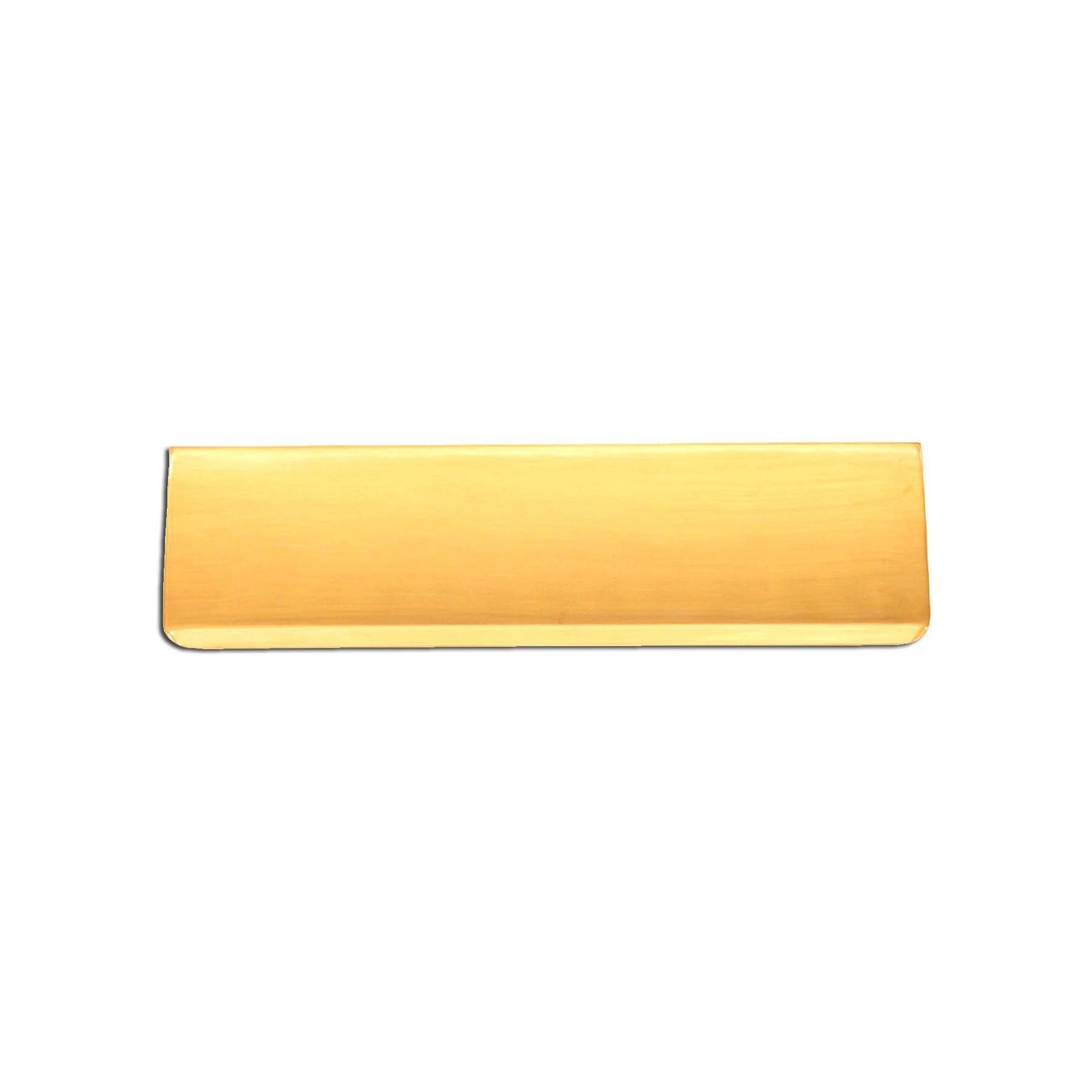 Tidy Flap Letter Plate Cover Polished Brass Home Decor