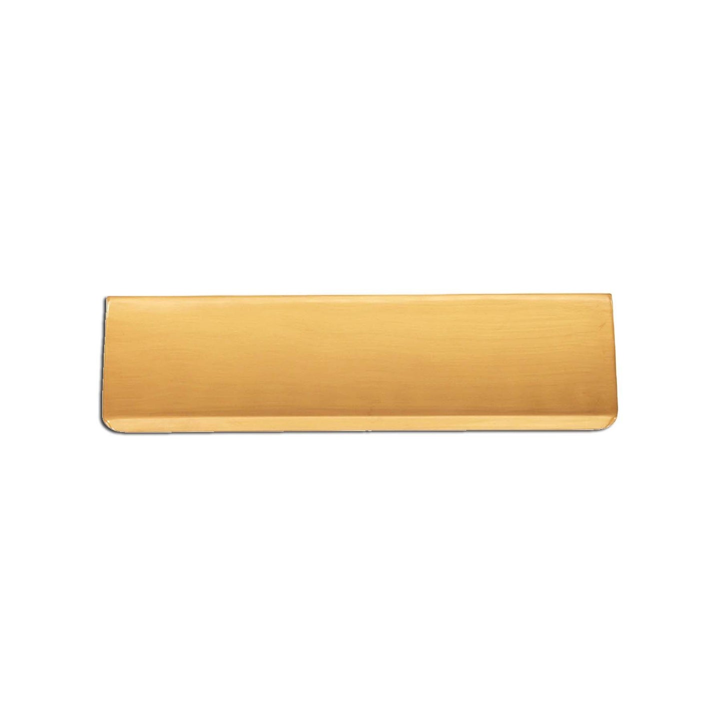 Tidy Flap Letter Plate Cover Satin Brass Home Decor