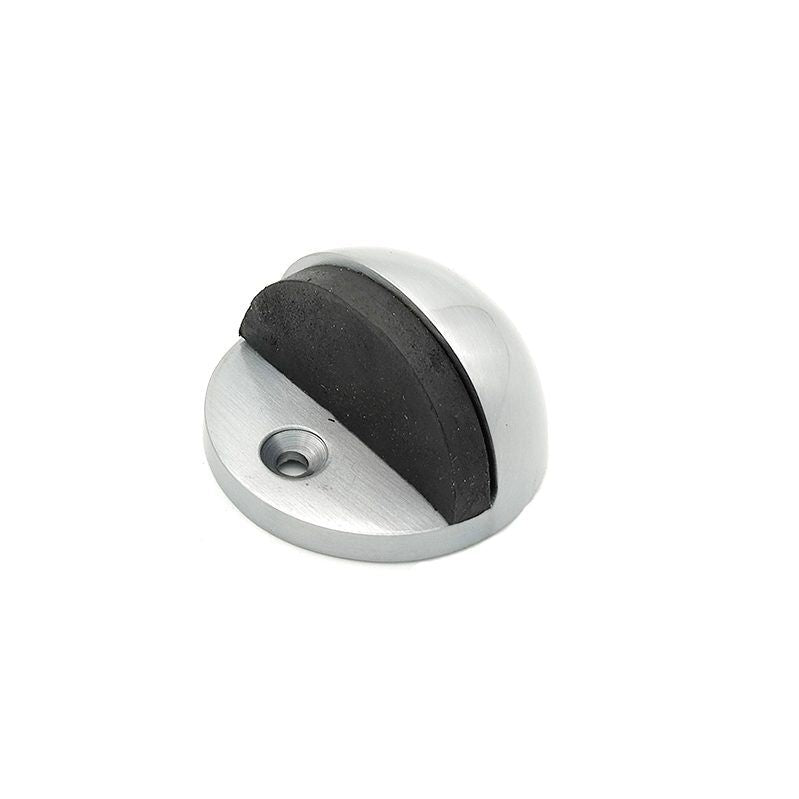Half Moon Door Stopper Satin Chrome Home Decor