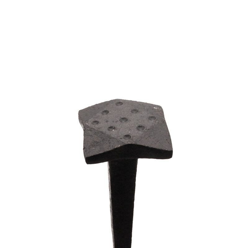 Clou carré en fer à tête pointillée 1" x 3" Cire d'abeille