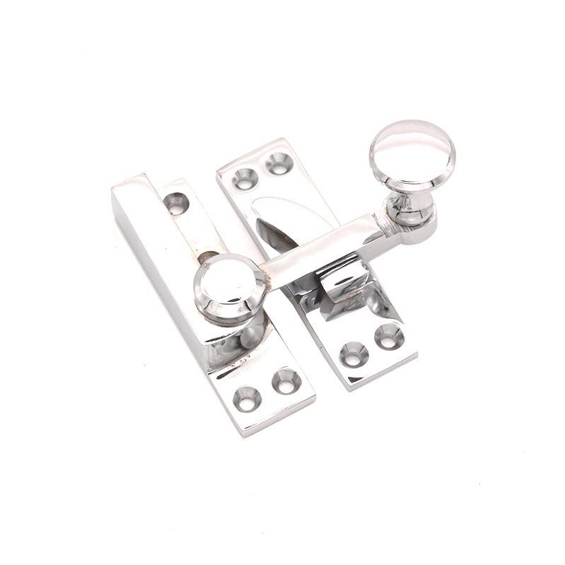 Quadrant Sliding Arm Window Fastener Polished Chrome Home Decor