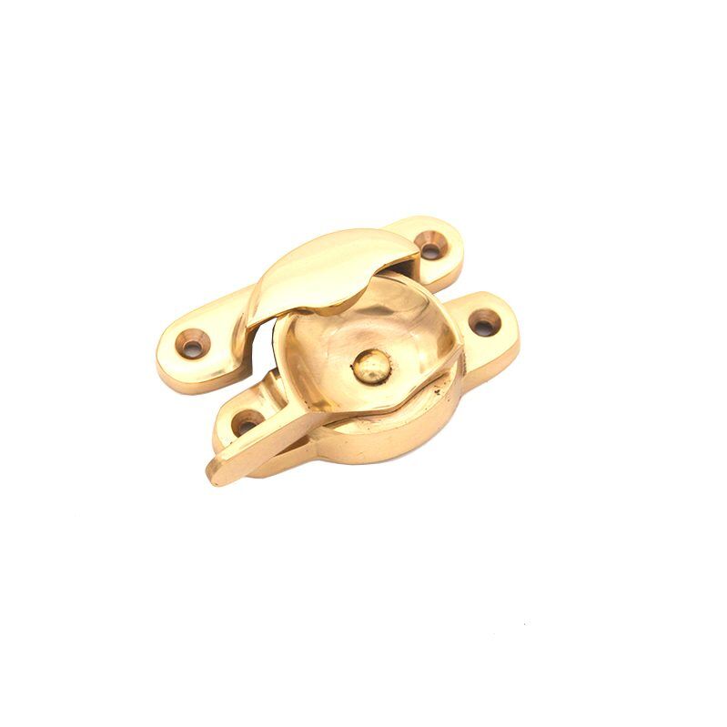 Polished Brass Window Fitch Fastener Home Decor