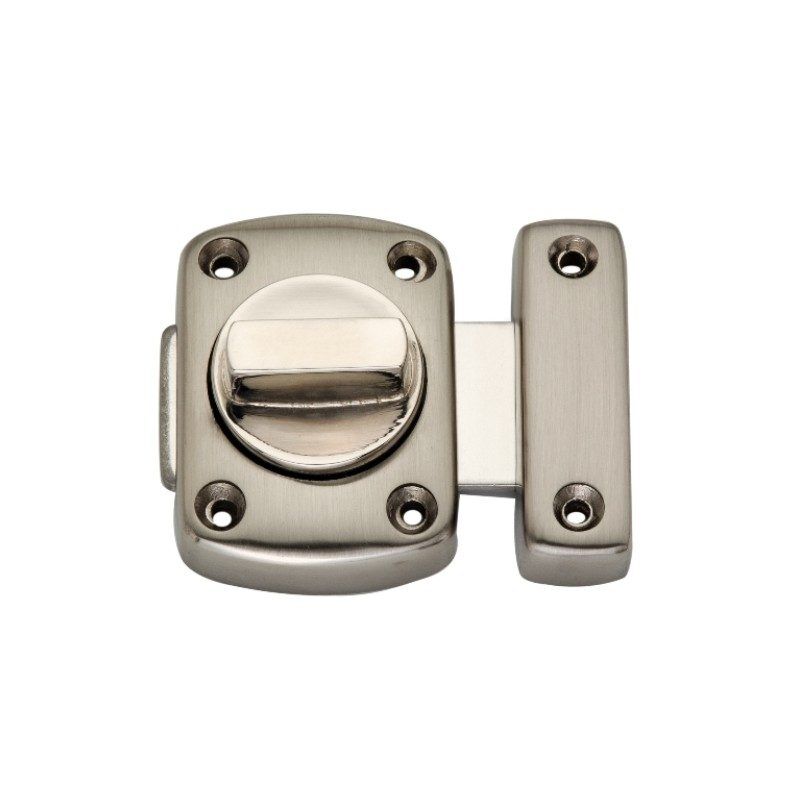 Bahroom Latch Satin Nickel Home Decor