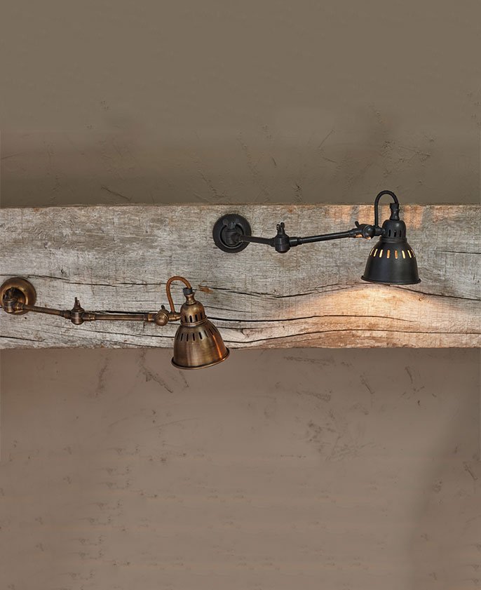 BRASS EXTENDABLE WALL LIGHTs Home Decor