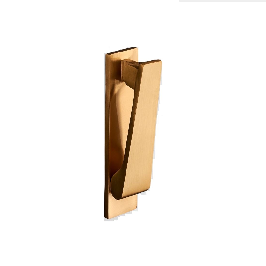 Heurtoir de porte mince en laiton brossé