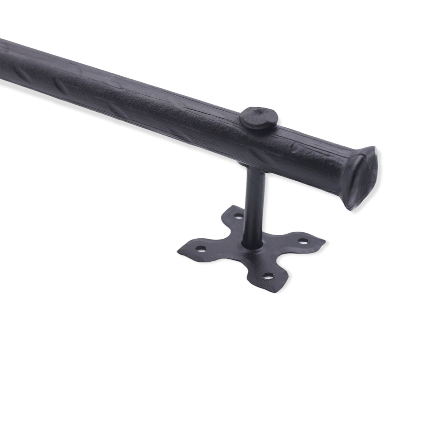 Onyx runder Stoßgriff 300 mm Mattschwarz
