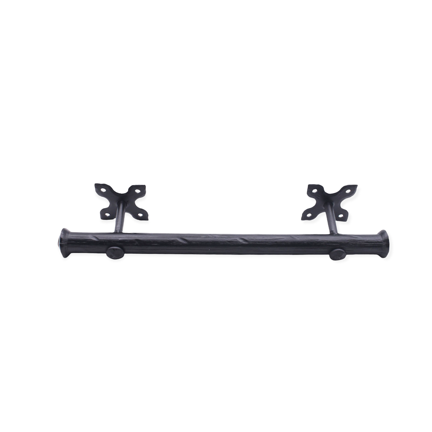 Onyx runder Stoßgriff 300 mm Mattschwarz