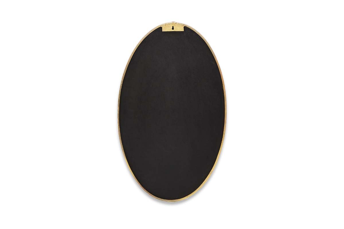 Almora Oval Mirror - Antique Brass