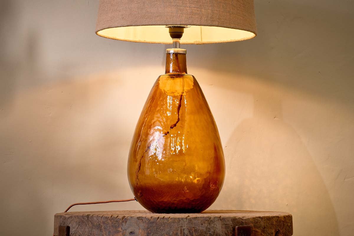 Lampe en Verre Baba - Ambre Brûlé