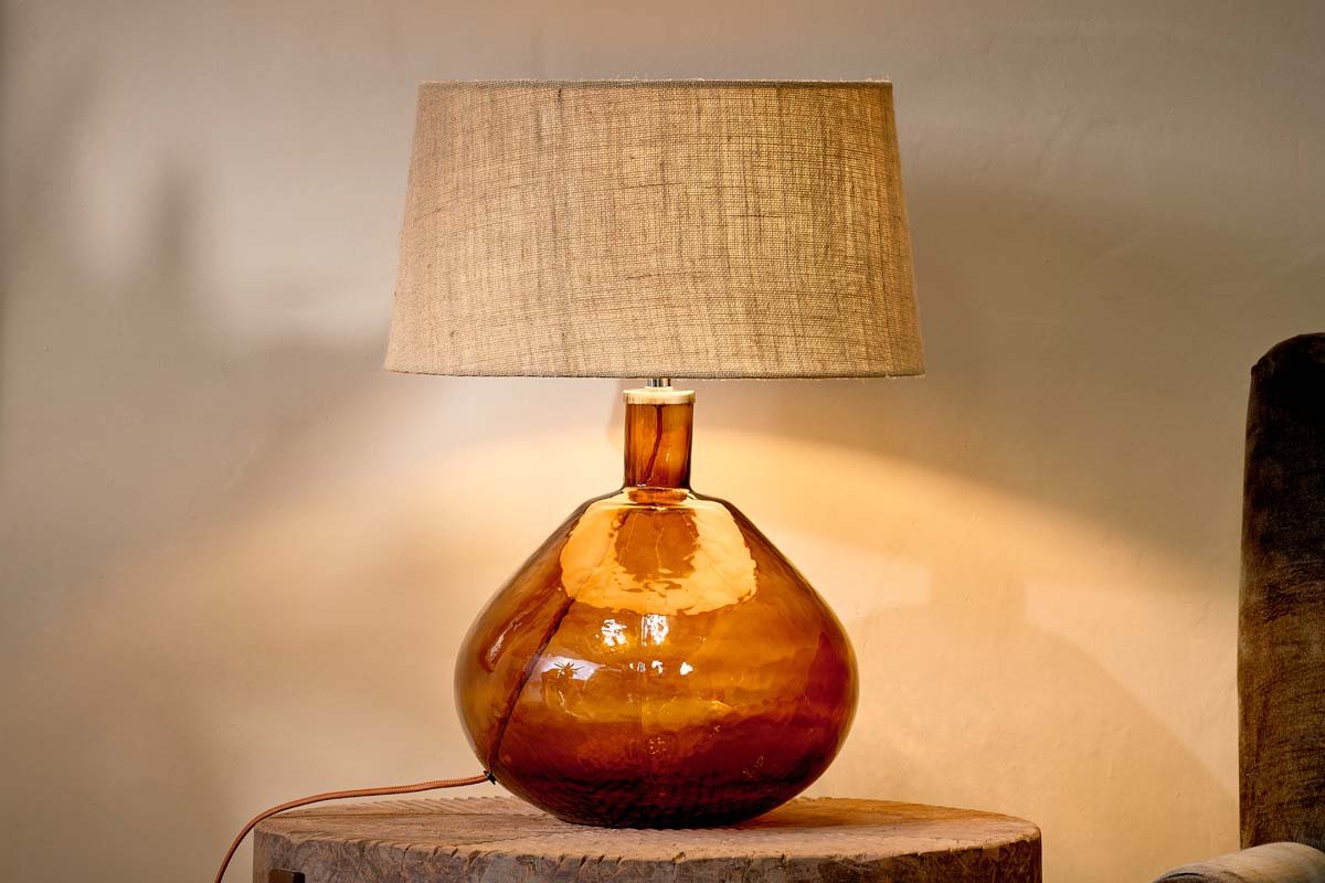 Lampe en Verre Baba - Ambre Brûlé