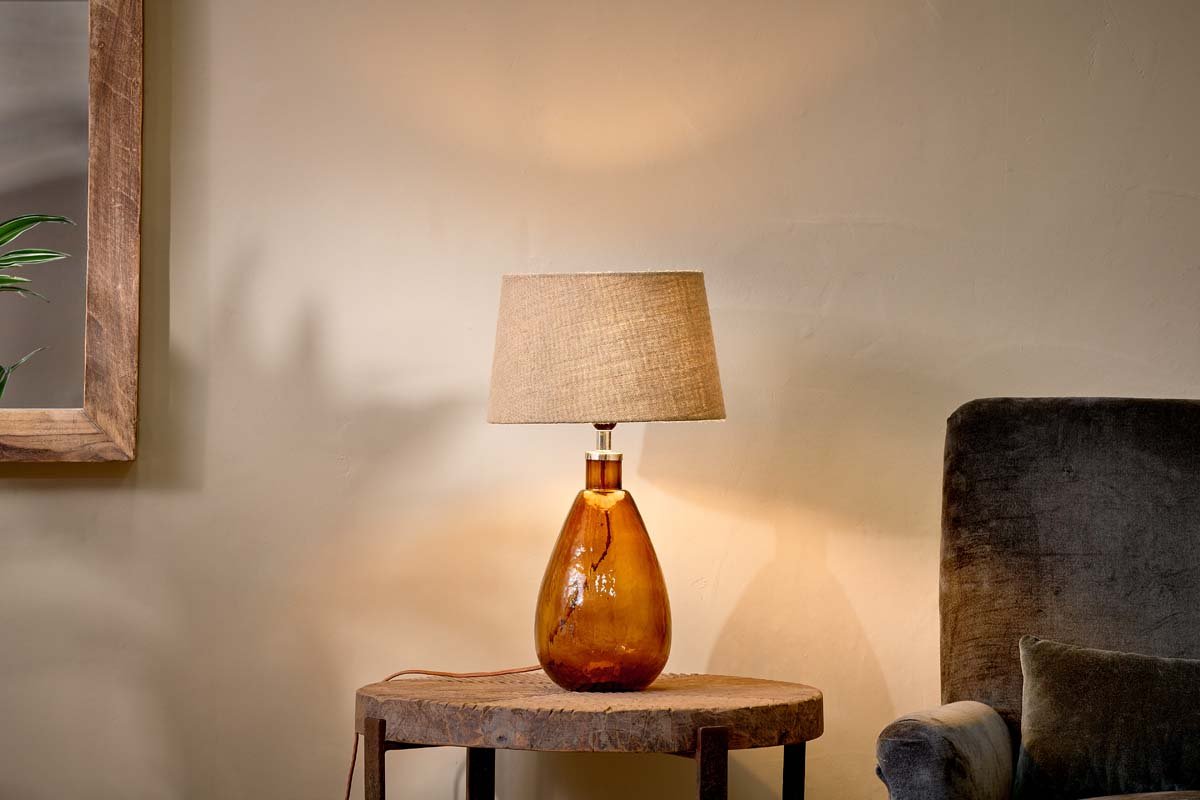 Lampe en Verre Baba - Ambre Brûlé