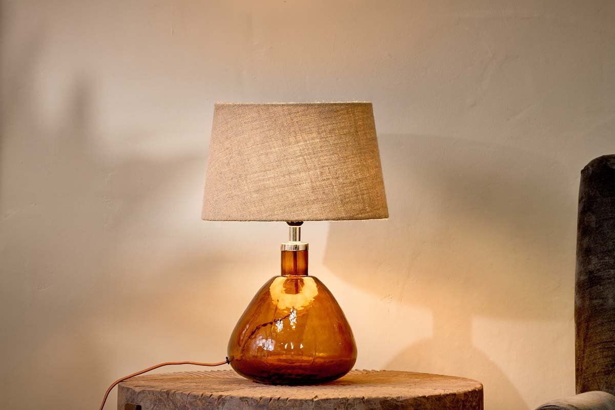 Lampe en Verre Baba - Ambre Brûlé