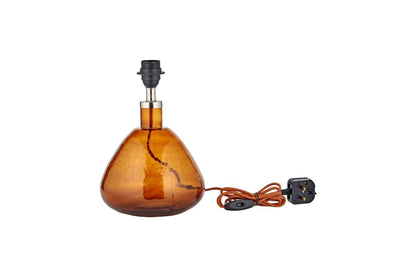 Baba Glass Lamp - Burnt Amber