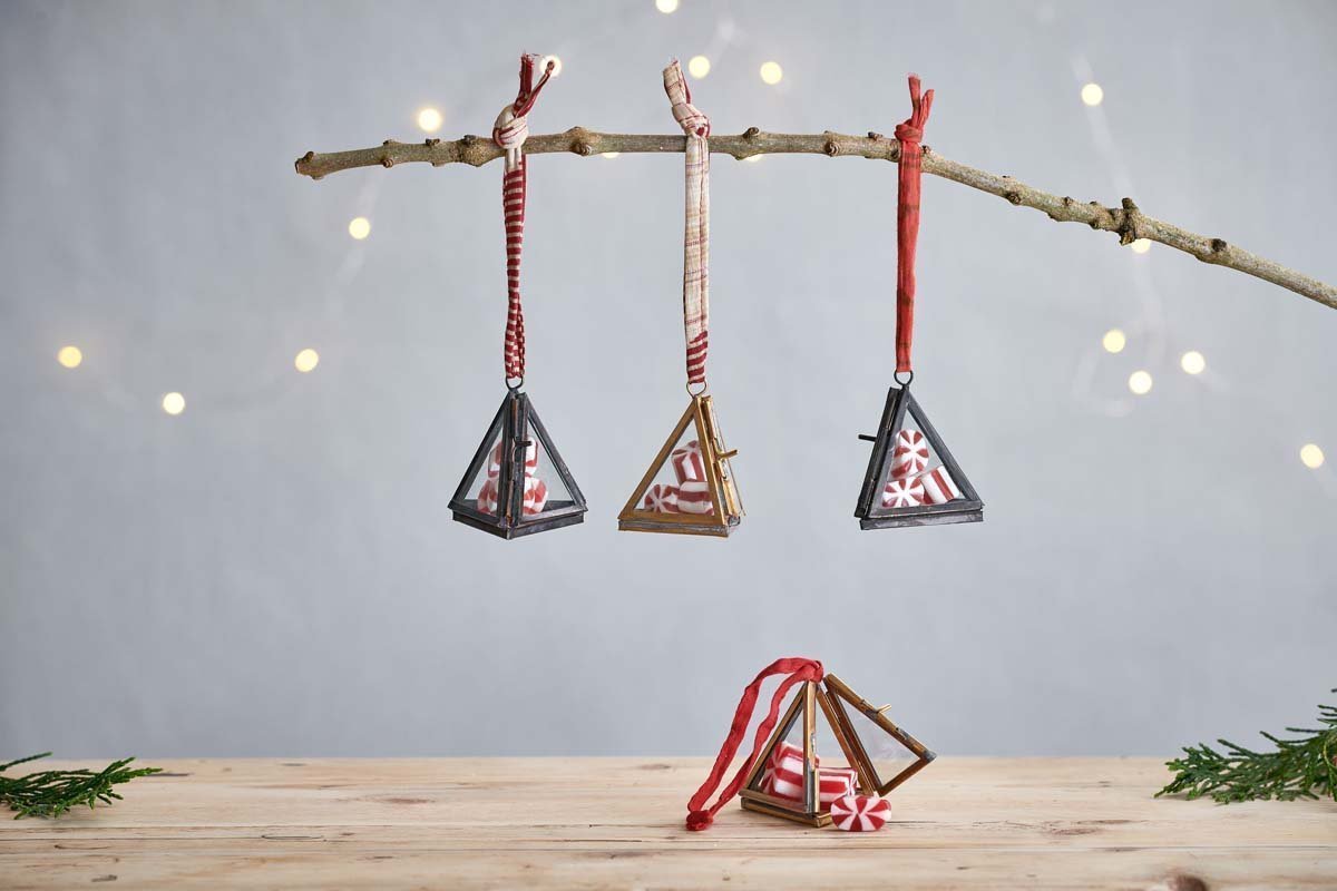 Triangular Tiny Box Christmas Tree Decoration Home Decor