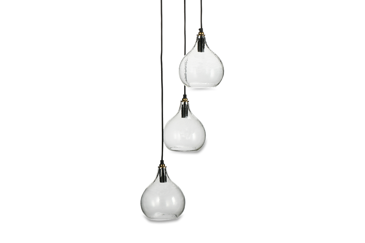 ZIVA CLUSTER PENDANT - CLEAR