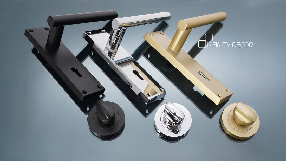 Brass, Chrome or Black - Infinity Decor