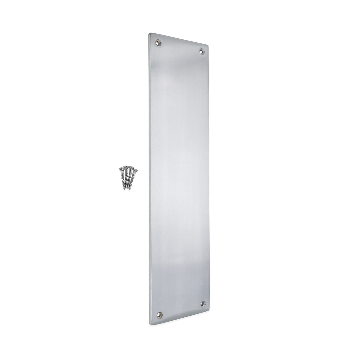 Victorian Finger Plate Satin Chrome Home Decor
