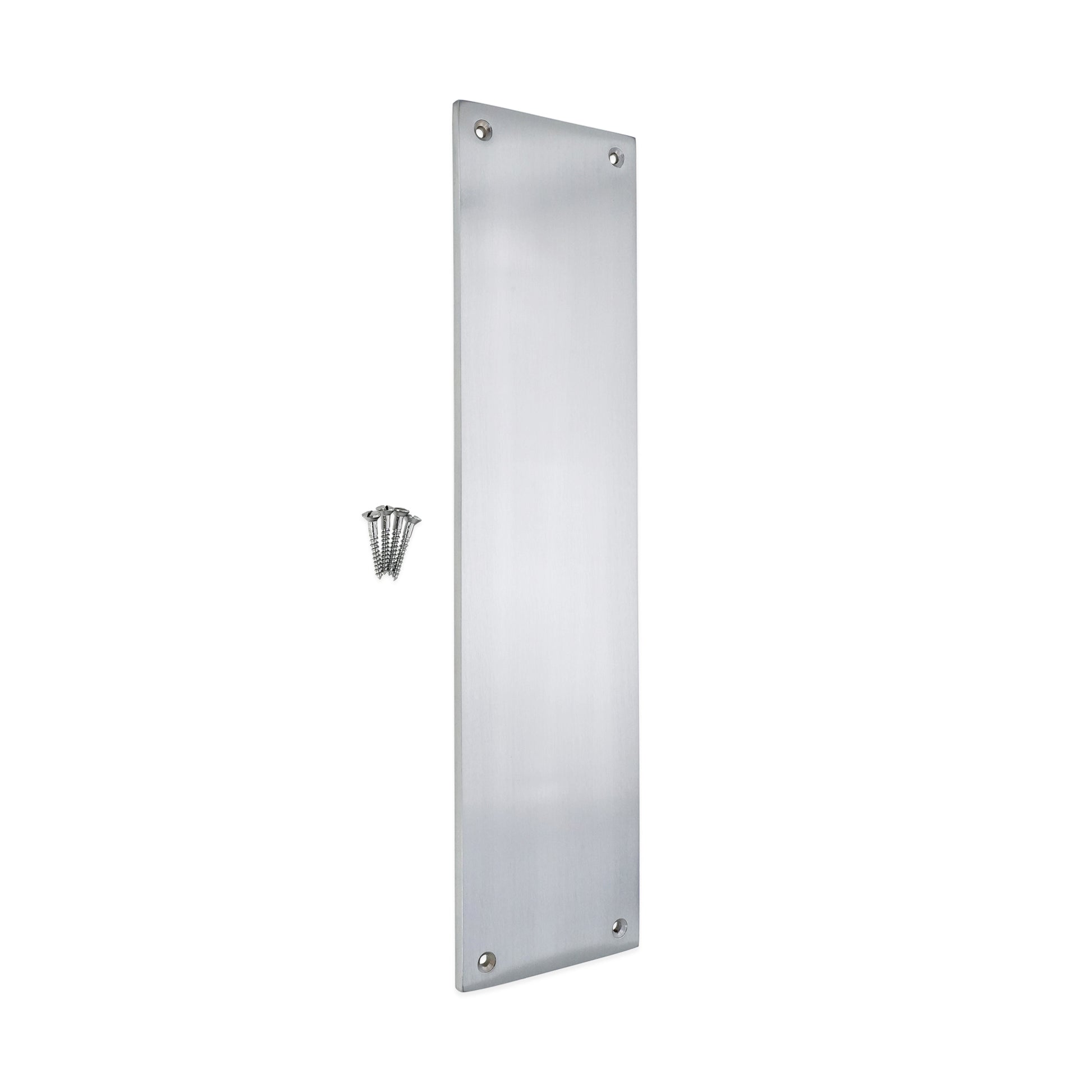 Victorian Finger Plate Satin Chrome Home Decor