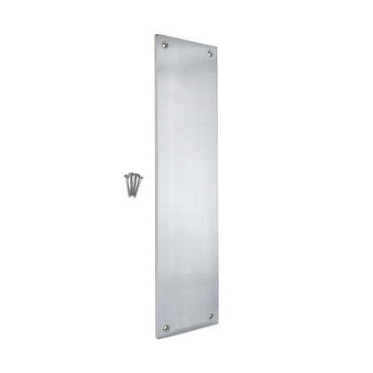 Victorian Finger Plate Satin Chrome Home Decor