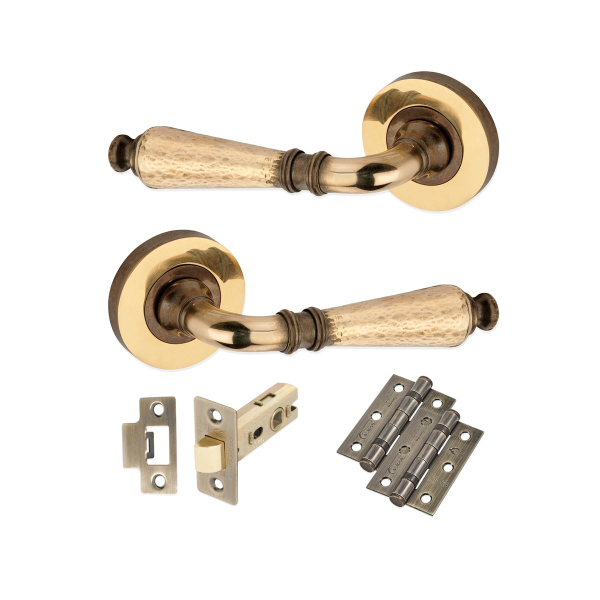Lever on Rose Door Handle Latch Pack Home Decor