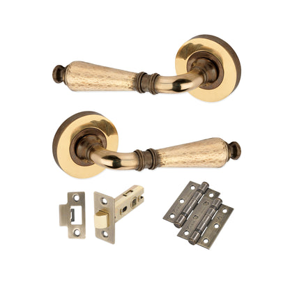 Lever on Rose Door Handle Latch Pack Home Decor