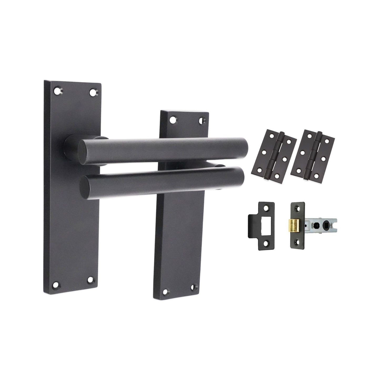 Lever on Backplate Latch Pack Home Decor