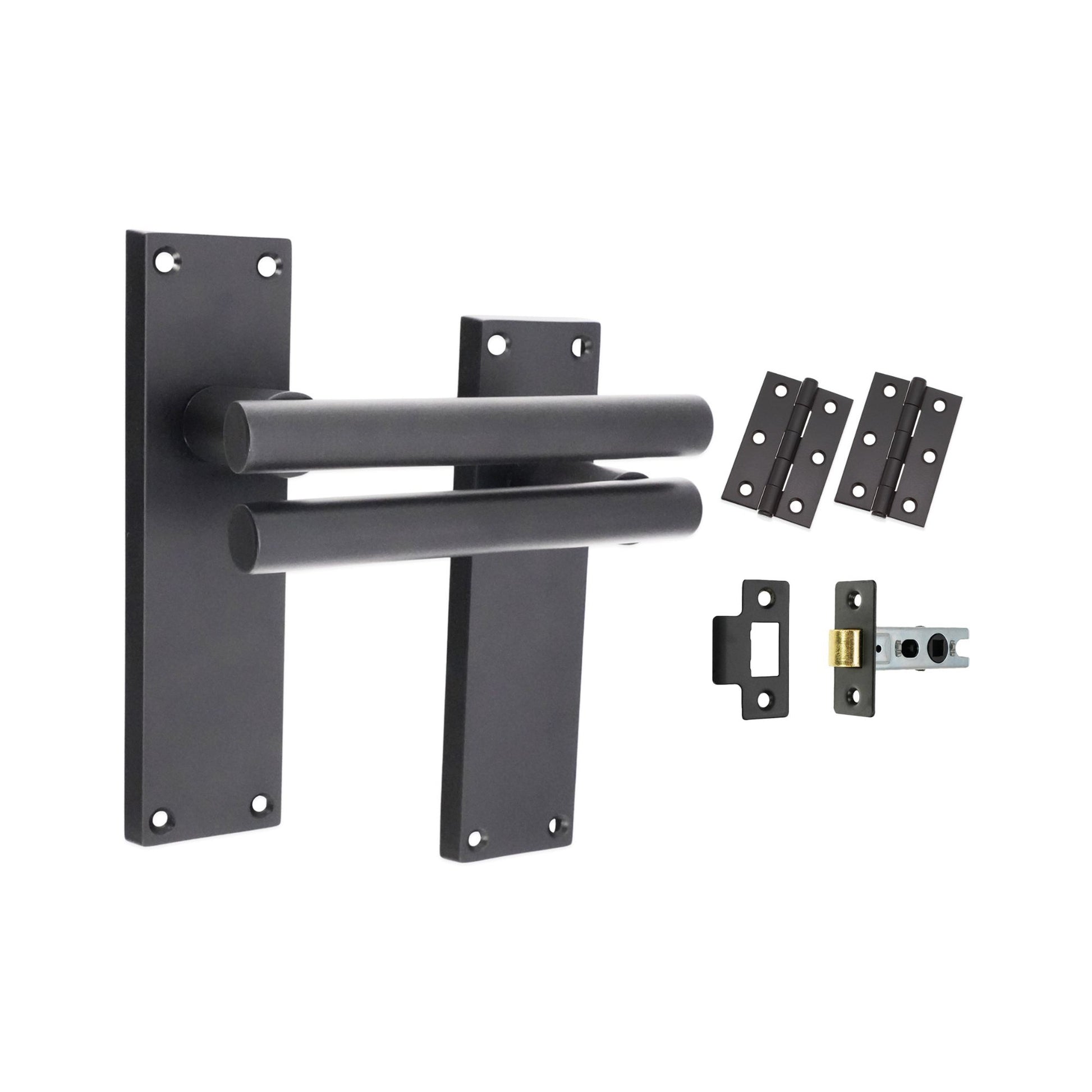 Lever on Backplate Latch Pack Home Decor